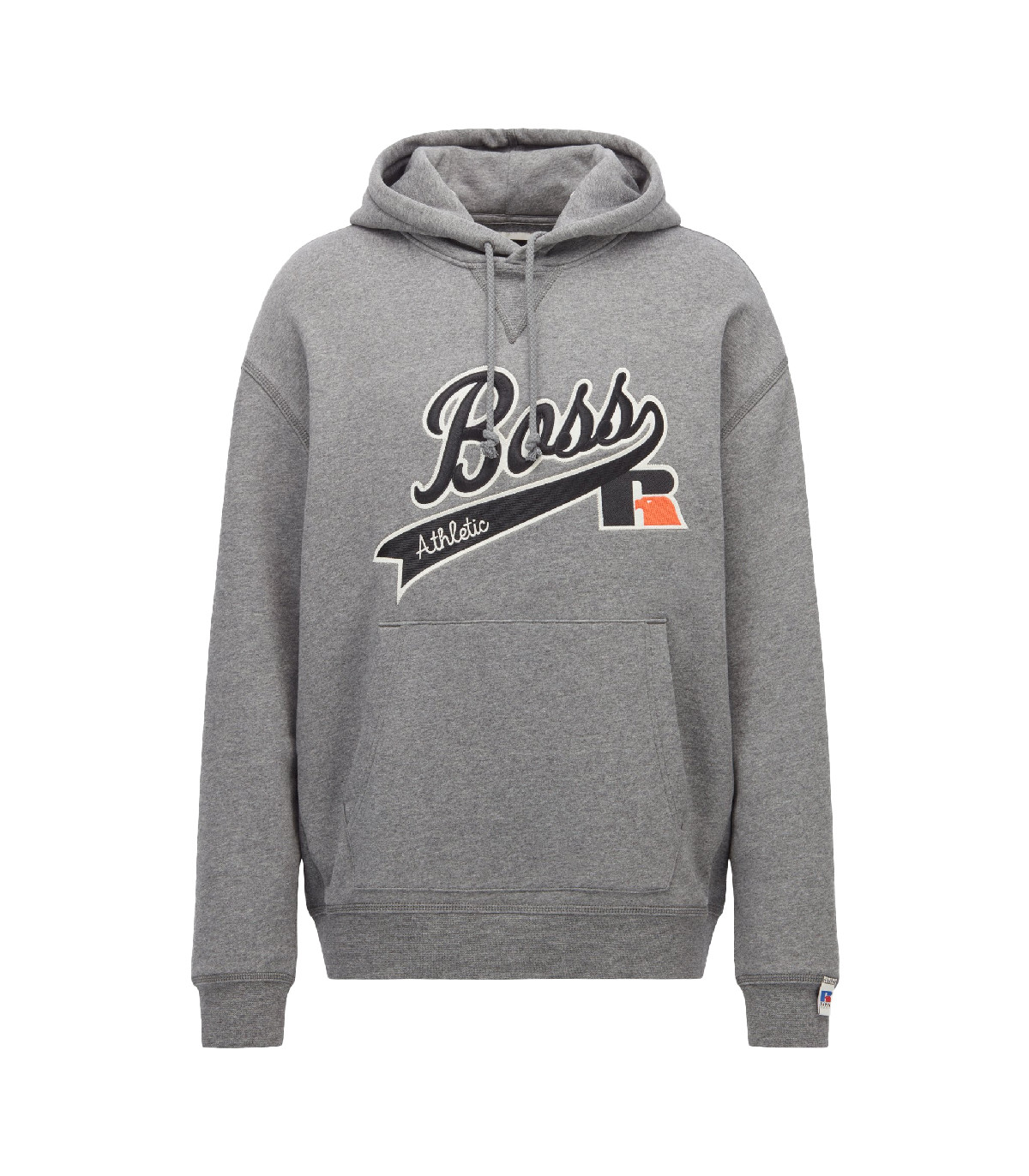 BOSS x Russell Athletic - Sudaderas Safa Exclusive Logo - Gris