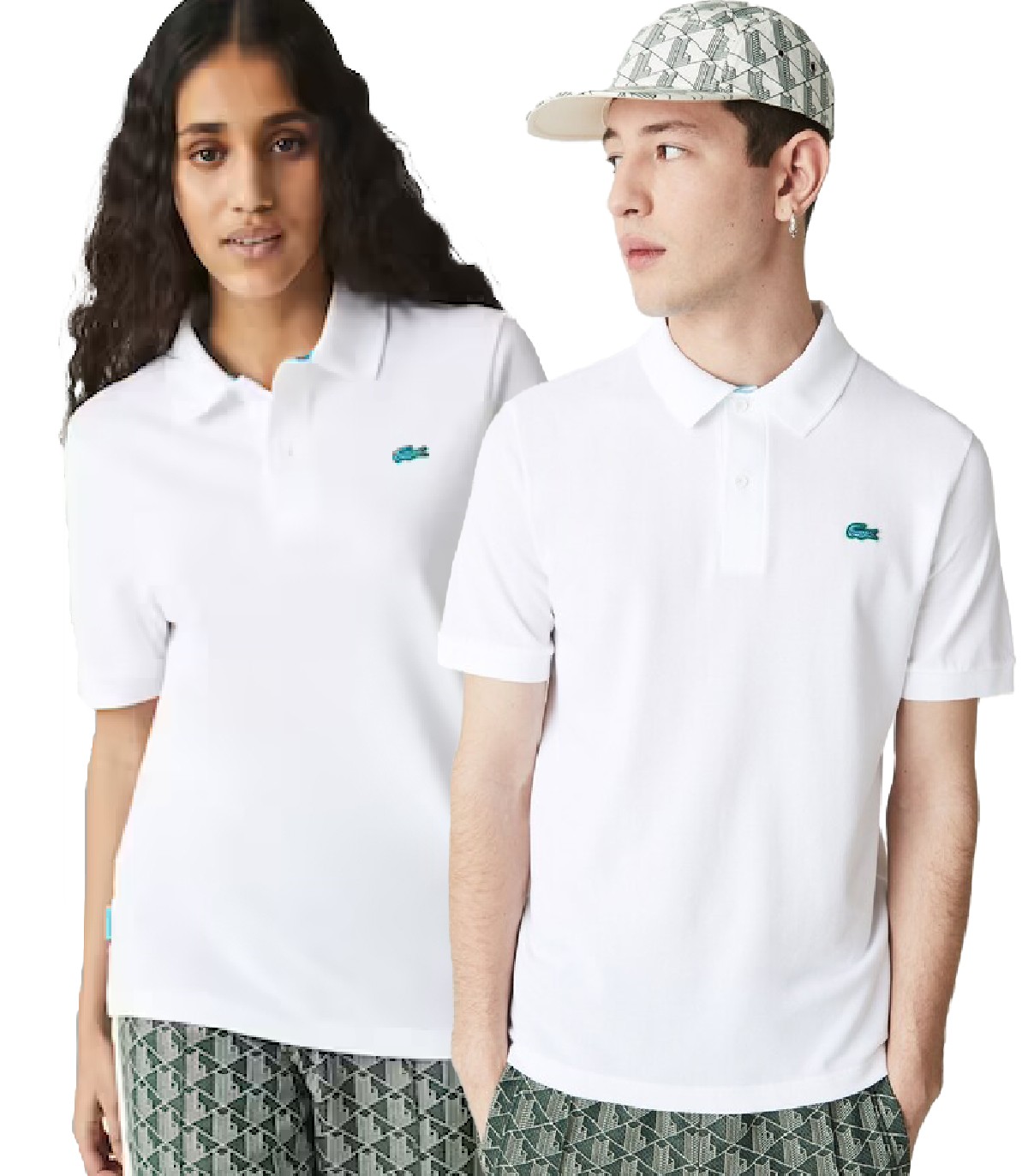 Lacoste L!VE - Polo Relaxed Fit Unisex - Blanco