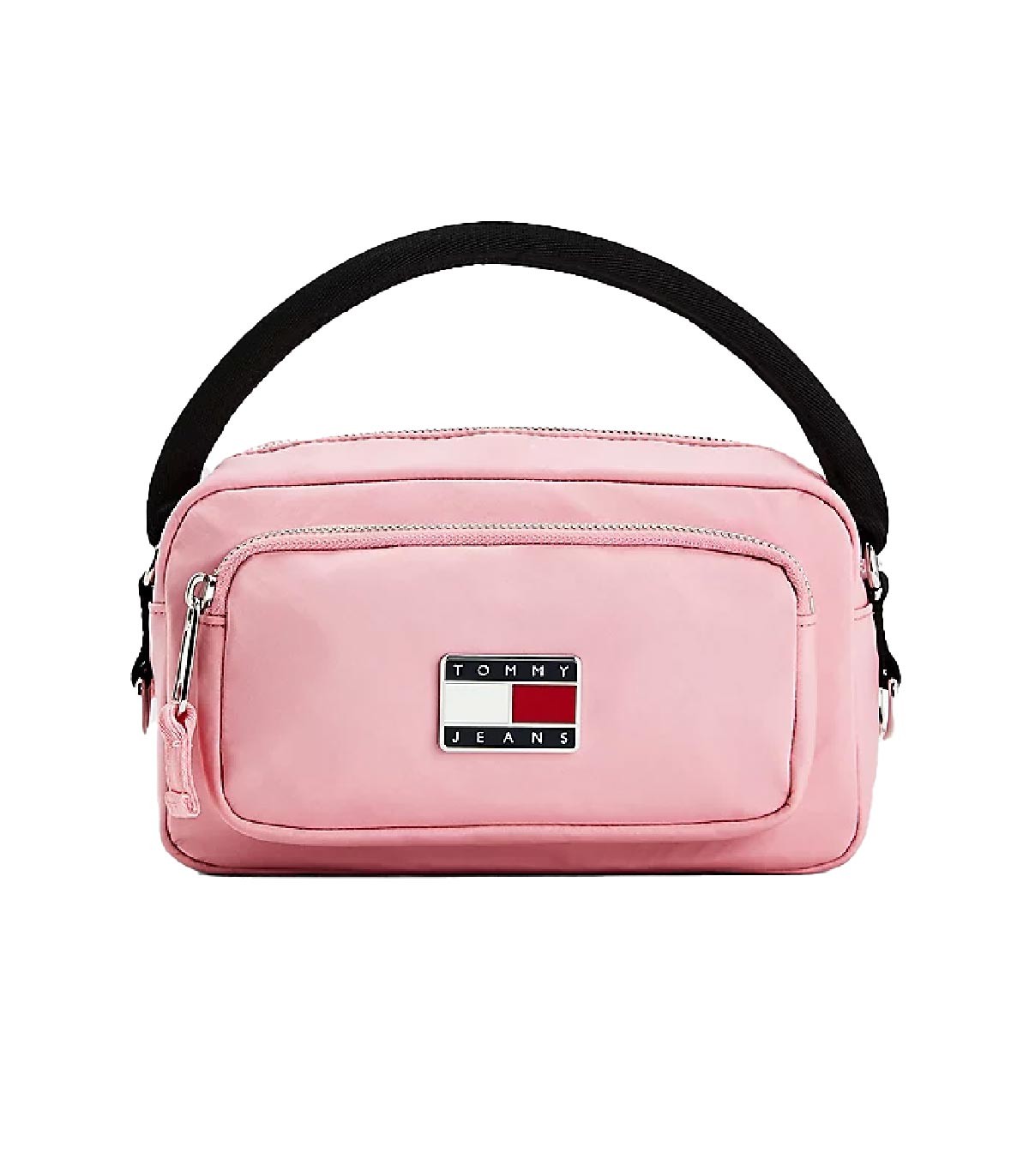 Tommy Jeans - Bolso Crossover Badge Plaque - Rosa