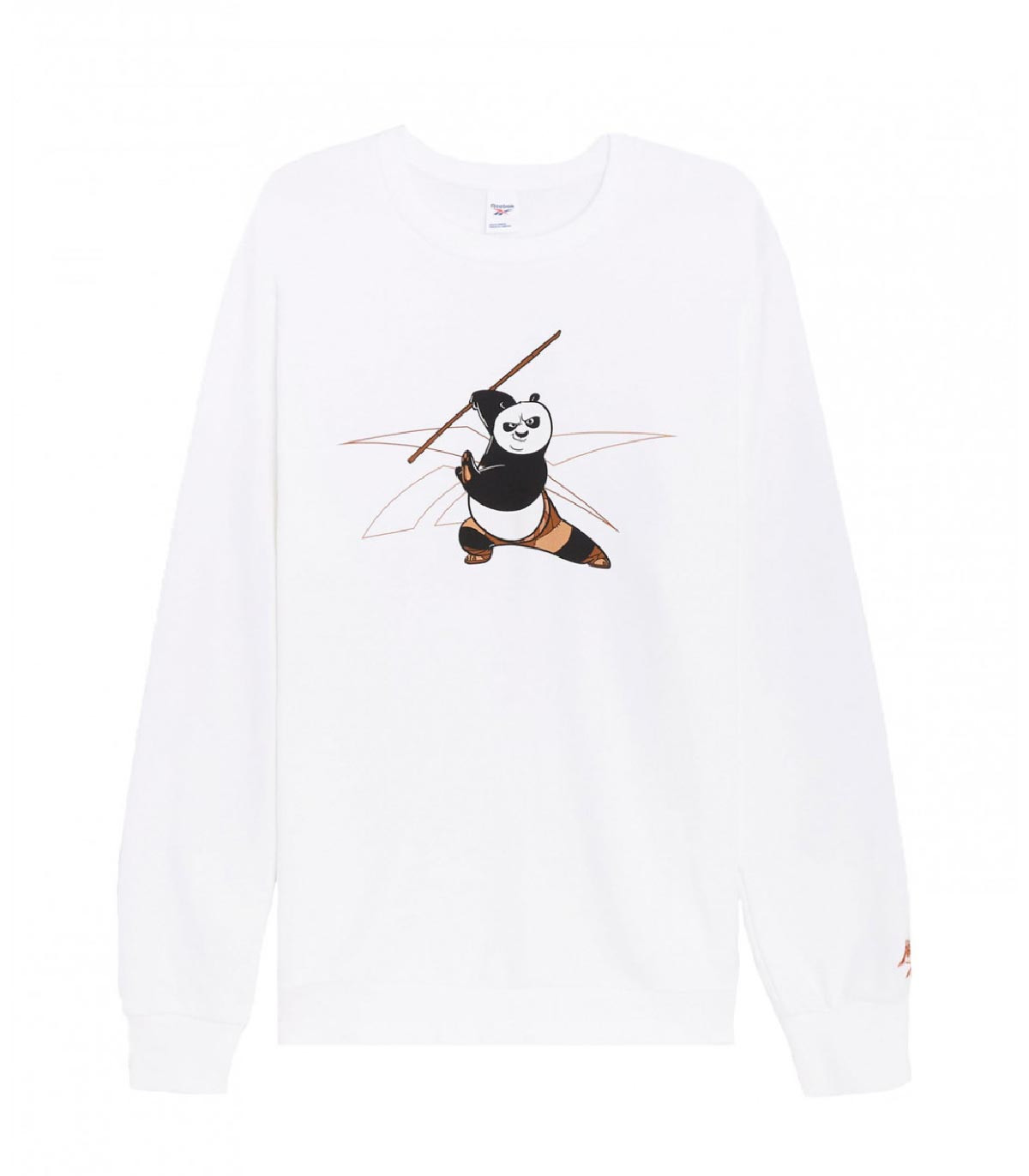 Reebok - Jersey Kung Fu Panda Crew - Blanco