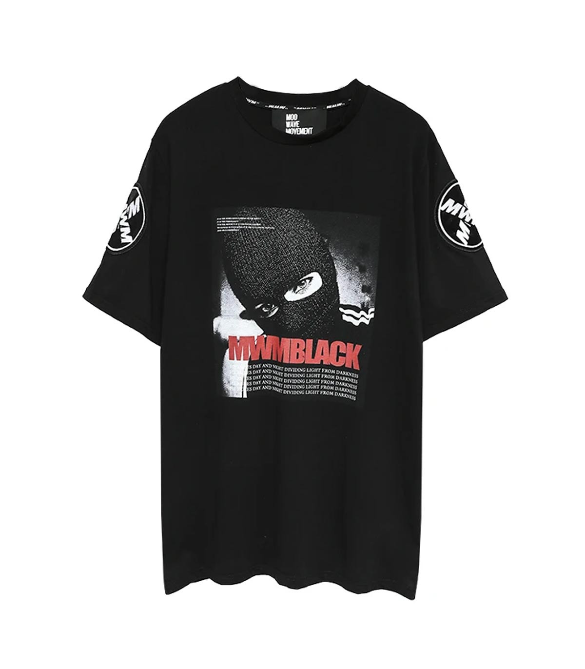 Mod Wave Movement - Camisetas - Negro
