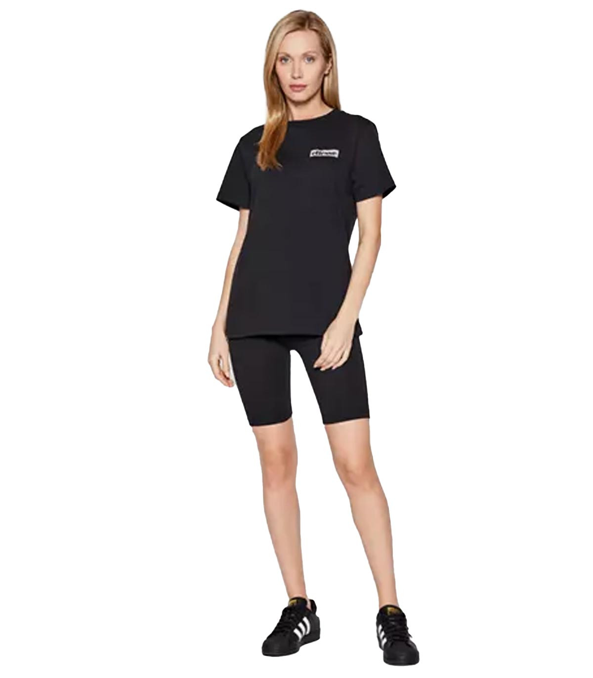 Ellese - Conjunto de Camiseta y Pantalón con Logo - Negro