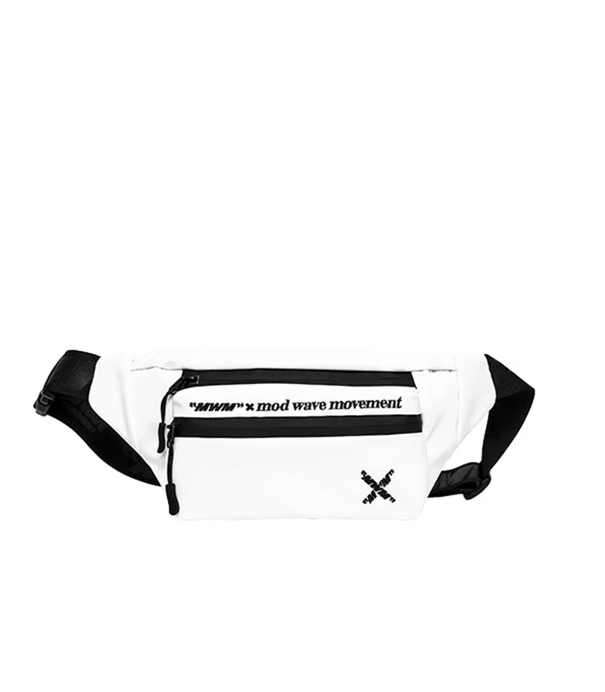 Mod Wave Movement- Mini Belt Bag - Blanco