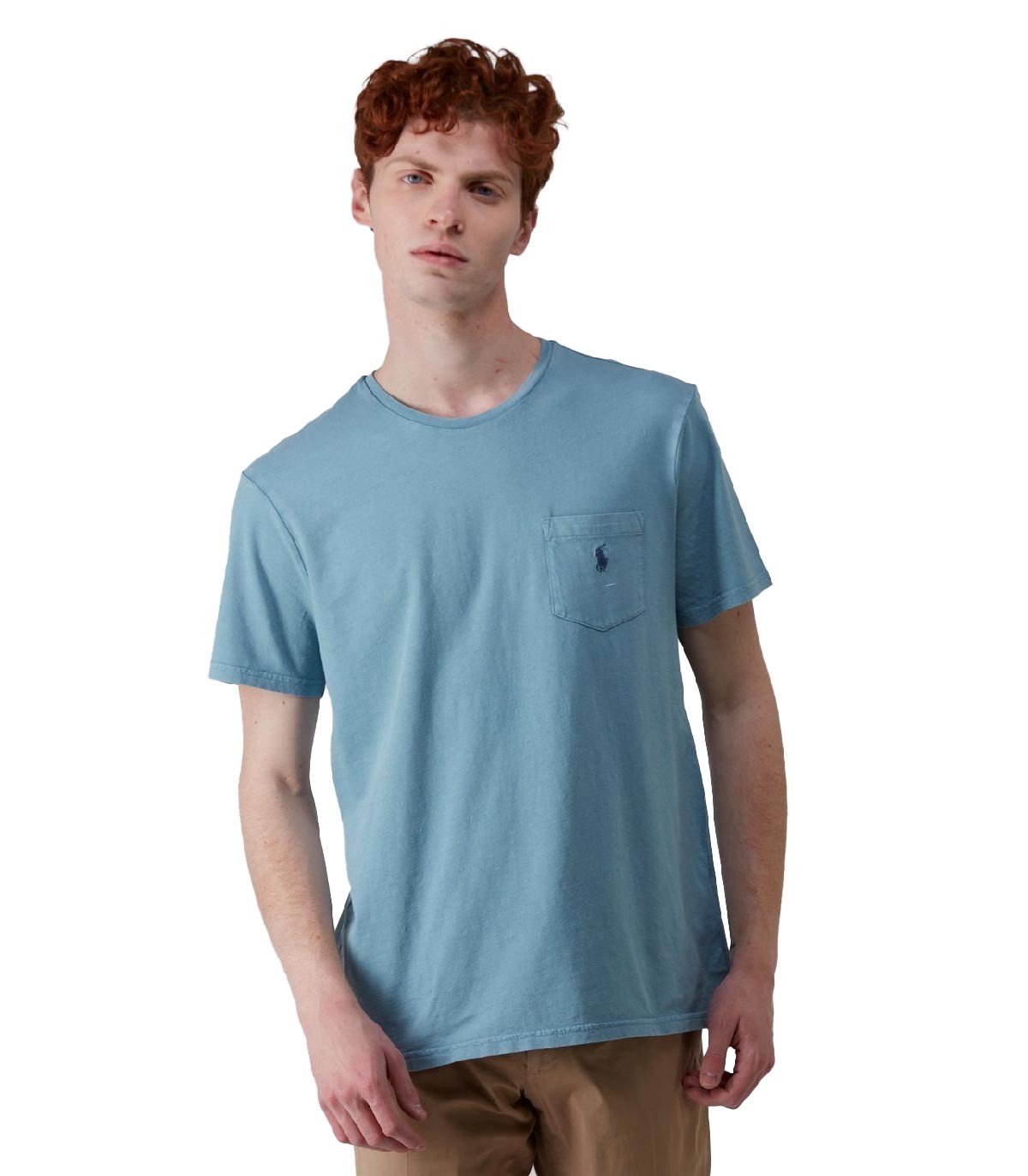 Polo Ralph Lauren - Camiseta SS con Bolsillo - Azul