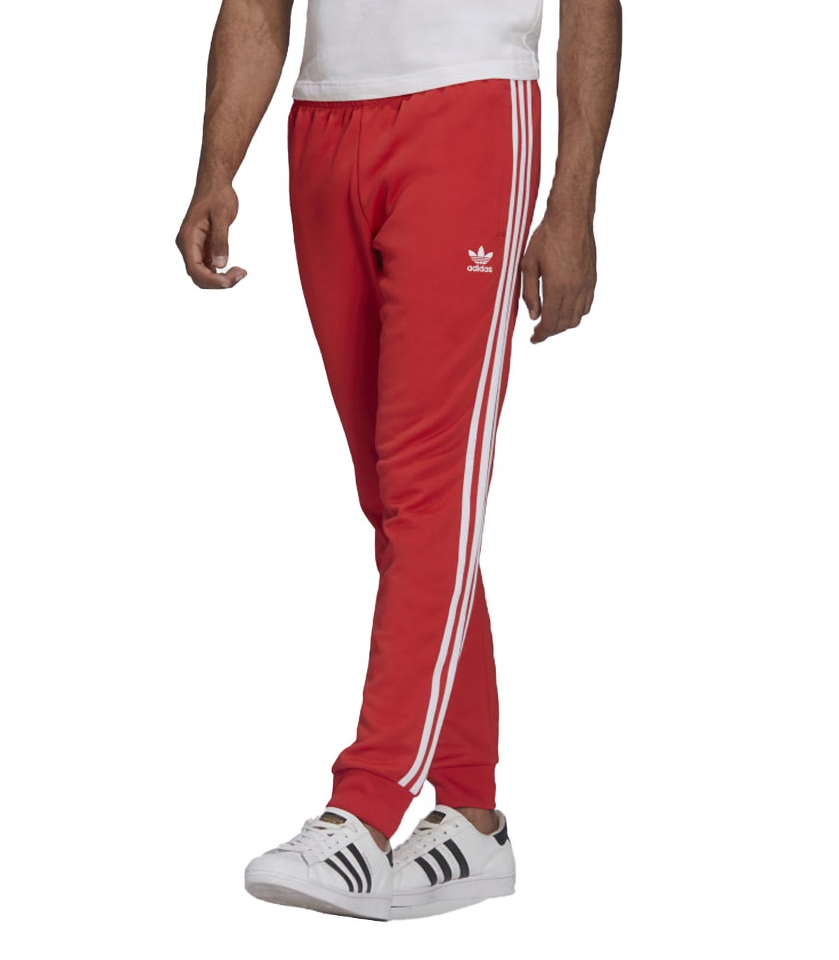 adidas - Pantalones Adicolor Classics Primeblue-Rojo - Rojo