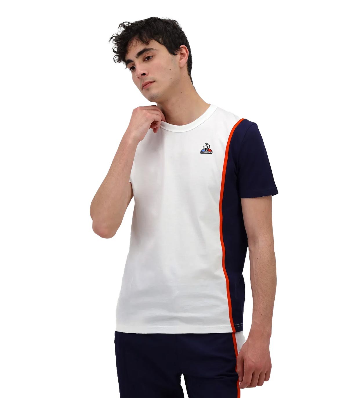 Le Coq Sportif - Camiseta Homme-Blanco - Blanco