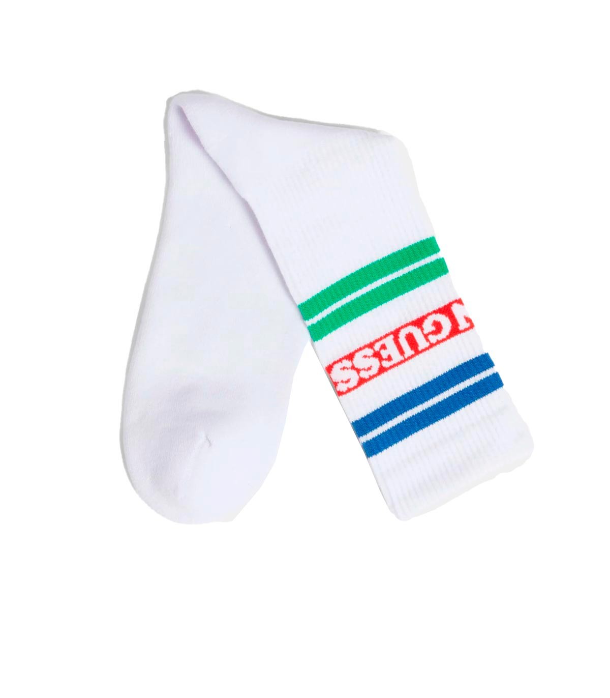 GUESS x J Balvin - Calcetines con Logo Estampado - Blanco
