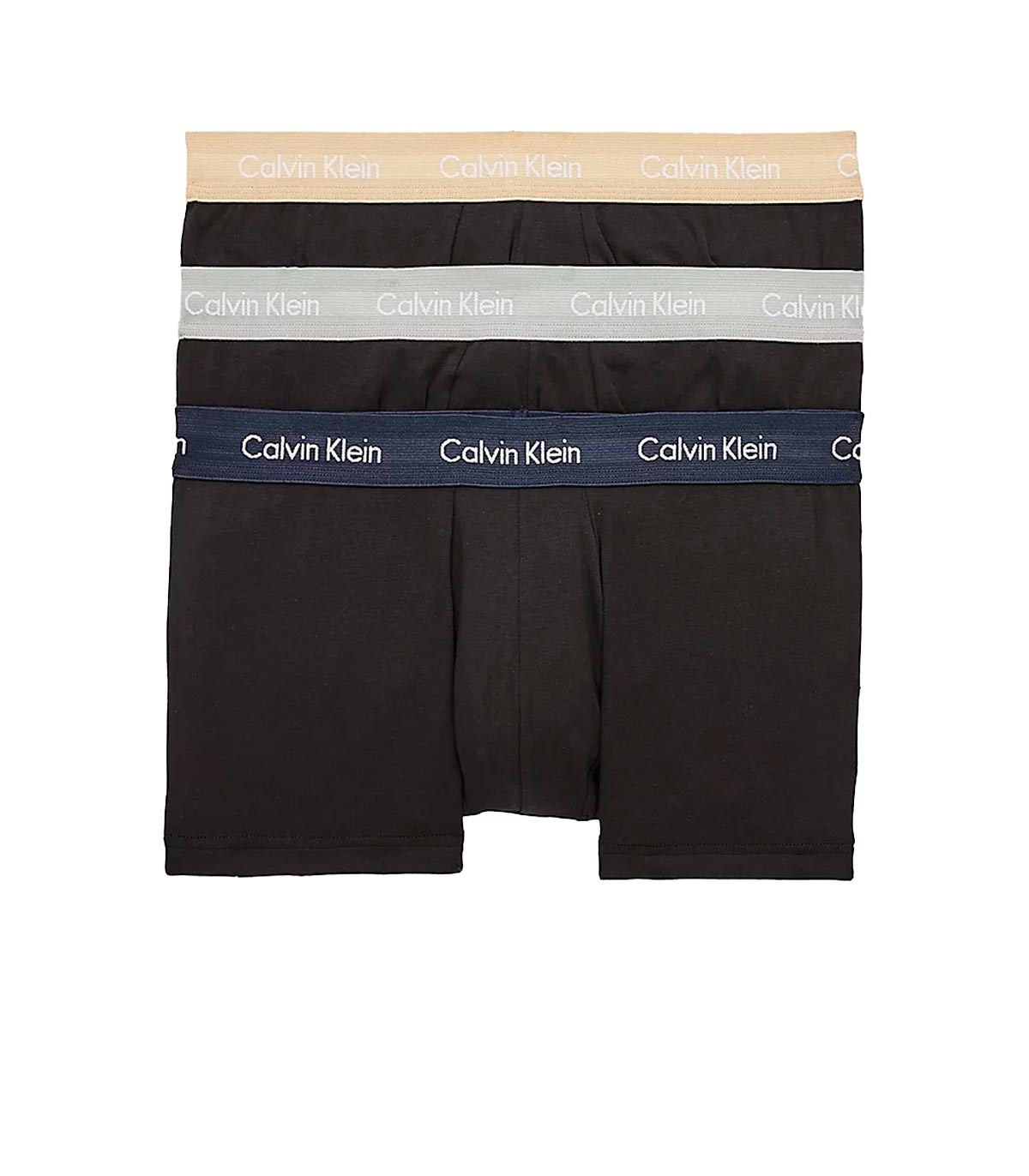 Calvin Klein - Calzoncillos Pack x3 Low Rise Trunks - Negro