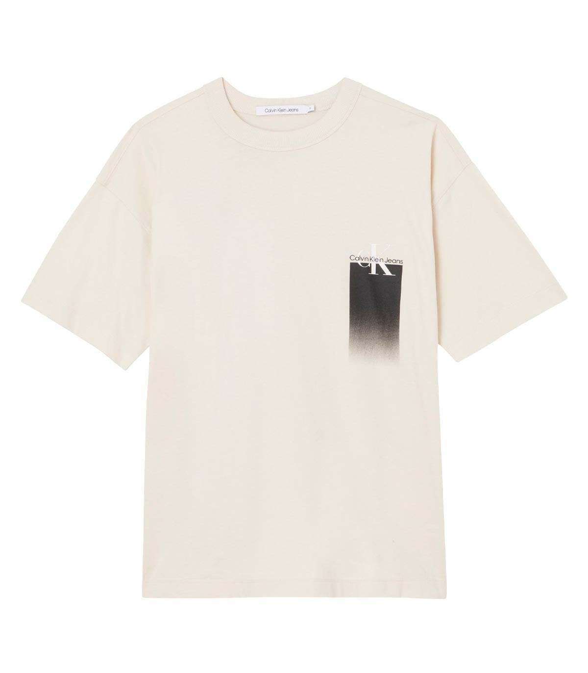 Calvin Klein - Camiseta Monologo Gradient Multi Box - Beige
