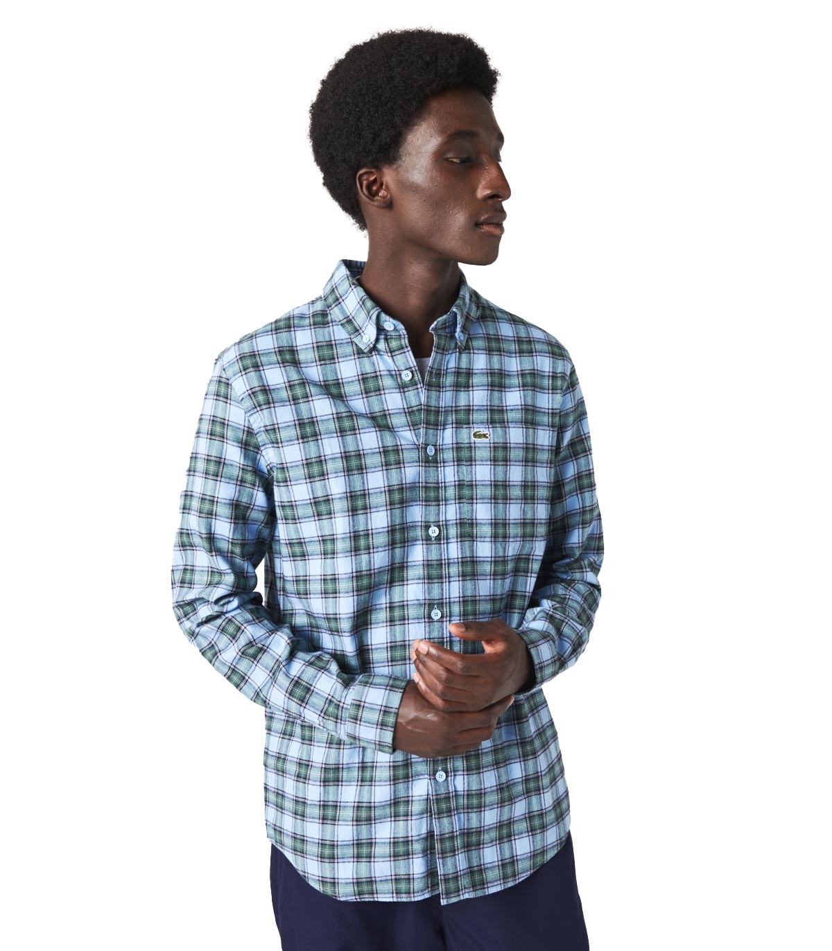 Lacoste - Camisa de Cuadros Regular Fit - Multicolor